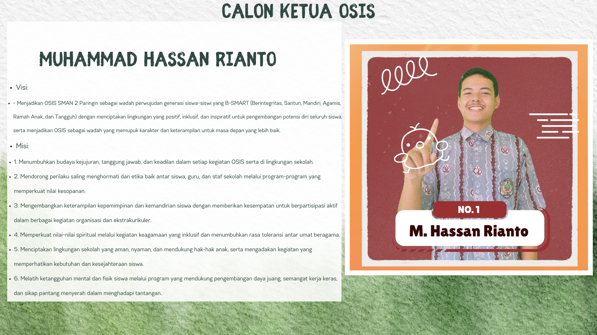 PEMILIHAN OSIS SMAN 2 PARINGIN 2024 PEMILIHAN OSIS SMAN 2 PARINGIN 2024
